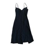 Forever 21 Floral Embroidered Maxi Dress Womens Size S Black Whimsygoth Photo 7