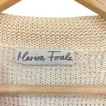 Marion Foale Cream Wool Cardigan Sweater made in England 100% wool Photo 7