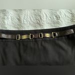 CELINE Paris vintage brown Wool Skirt Brown Size 38 Photo 3