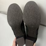 Naya Anthropologie Boots Womens 10M Lightning Black Heeled Leather Zip Buckle Size 10 Photo 9