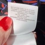 Anne Klein M Semi-Sheer Pullover V-Neck Blouse Photo 6