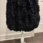 Day + Moon black textured bubble hem mini dress Sz M Size M Photo 7