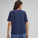 Everlane The Air Oversized Crew Tee size L in Navy Photo 1