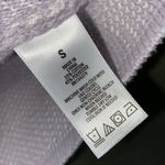 Aeropostale  knit crop top checkered white purple sweater small NEW Photo 3