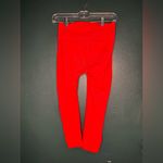 Outdoor Voices Red Tech Sweat Mid Rise Cropped Active Leggings Photo 3