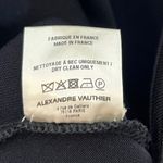 ALEXANDRE VAUTHIER Off Shoulder Midi Dress Women’s Size Medium Black Bodycon Photo 8