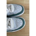 Nike White/Green Court Vision Mid Men's Sneakers High-Top Shoes - Size 7.5 Photo 6