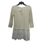 Sunday in Brooklyn Anthropologie  East Falls Pullover Sweater With Lace Size XS Photo 2