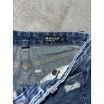 BLANK NYC  Womens Madison Distressed Crop Straight Leg‎ Jeans Size 25 Medium Blue Photo 4
