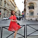 Maje  red mesh dress with ruffle sleeves and pleated detailing Size 2/EU38 Photo 1