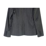 J.Crew Super 120's Wool Pinstripe Suit Blazer Collar Pockets Lined 2 Grey #3874 Photo 6