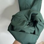 Katherine Kelly Dark Green Sleeveless Dress V Inset Front and Back Size 4 Green Photo 6
