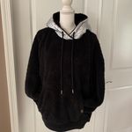 UGG Women's Loyra Sherpa Hoodie Metallic, Black/Silver Photo 4