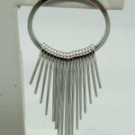 NIB Silver Dangling Earrings Silver Photo 0