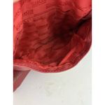 Michael Kors * Red Leather Shoulder Bag Purse Pebbled Leather Quiet Luxury Photo 9