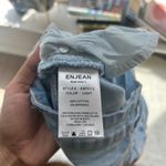 ENJEAN Denim Co. Ripped Distressed‎ Cuffed Hem Light Wash Jean Shorts Blue Size 29 Photo 10