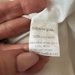 Showpo Cream Satin Fabric White Size 16 Photo 2