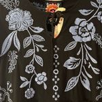 Johnny Was heavily embroidered Lyra Tiered Ruffled Knit Dress Photo 9