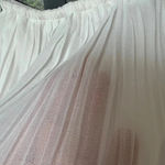 Lulus Gala Ready Off Shoulder Ruffle Midi Dress pleated bridal tiered engagement Photo 6