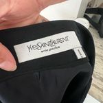 Saint Laurent Vintage Yves black high waisted midi pencil skirt 34 / 0 Photo 13