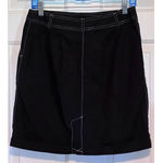 Rafaella  Women's Sleeveless Shirt & Skirt‎ Zip Up Shirt Black Lightweight Size 8 Photo 4