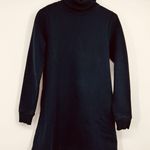 Acne Studios Turtle Neck Navy Blue LS Dress XS Pockets Preppy VIEW FLEECE PAW14 Photo 0