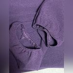 Eliza J Women's Balloon Sleeve Ruffle Cold Shoulder Purple Dress Size 16 Photo 15