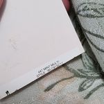 LC Lauren Conrad Mint Multi Floral Raw Edge Scarf 40" X 72" Photo 3