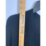 Umgee  Open 3/4 Sleeve Black Knit Cardigan Photo 7