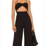 SNDYS x REVOLVE Boat Linen Jumpsuit in Black Medium Photo 0