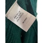 J Jill Green Ribbed Knit Sweater Tunic / Dress Size S Wool Blend Split Side Fall Photo 5