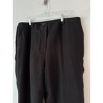 Talbots  Heritage 100% Linen Pleated Black Dress Pants Women’s Size 20W Photo 2