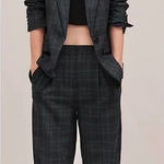 J.Crew Bi-strech wool tapered pant in Black Watch tartan Photo 0