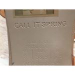 Call it spring Strappy Heels Women 8 Tan Clear Block Heel Pointed Toe Slingback Photo 7