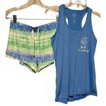 Authentic American Heritage PJ set Top and Short Shell No Im Waking Up Sz S Lot2 Photo 0