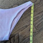 Eberjay eberjey Pique Graziela Pink Bikini Ruffle High Cut Cheeky Small Textured Ribbed Photo 7