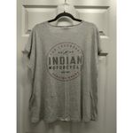 Indian Motorcycles Womens Size XL Circle Diamante Relaxed Fit Graphic T Photo 4