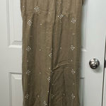 Anthropologie EUC SANCIA ‎ women’s wide-leg patterned sleeveless jumpsuit XL Photo 0