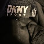 DKNY Sport Black Velvet Velour Y2K Wide Leg Rhinestone Logo Lounge Pants Size Sm Photo 7