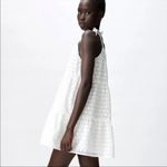 ZARA  White Eyelet Strapless Embroidered Dress SZ S‎ cottage Photo 4