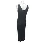 ZARA  Black Knit Sleeveless Cami Camisole Pullover Tank Bodycon Maxi Dress Size M Photo 1