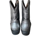 Frye Billy Short Ankle Dark Pewter Boots Silver Metallic size 8 Photo 6