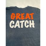 The Great Detroit Tigers " Catch" Blue V-Neck T-Shirt Women's Size L Photo 1