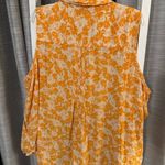 Terra & Sky  Yellow Floral Button Down Shirt size 3X Photo 1