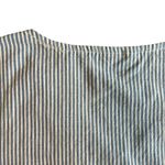 ⭐️Kanishka blue and white striped embroidered blouse size XL Photo 8