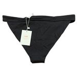 ANDIE NWT  Swim Size Medium‎ Black BANDED CHEEKY RIB BOTTOM Neutral Classic Photo 2
