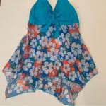 Blue Two Piece Swimwear Swim Skirt Mesh Bikini NWT Size 2XL Photo 9