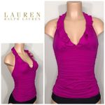 Ralph Lauren Lauren plunge neck tankini top. New Photo 1