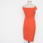 Lauren Ralph Lauren Coral Twist Detail Cocktail Dress Size 2 Orange Photo 8
