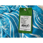 Lilly Pulitzer  NWT Callahan Stretch Shorts Turquoise & White Women's Size 000 Photo 3